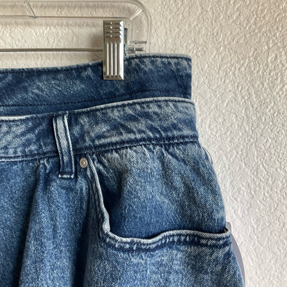 Blue and Gray Striped Sweater with Denim Skirt scoop size 12 - Picture 5 of 11
